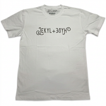 White T-shirt front with white background