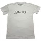 White T-shirt front with white background